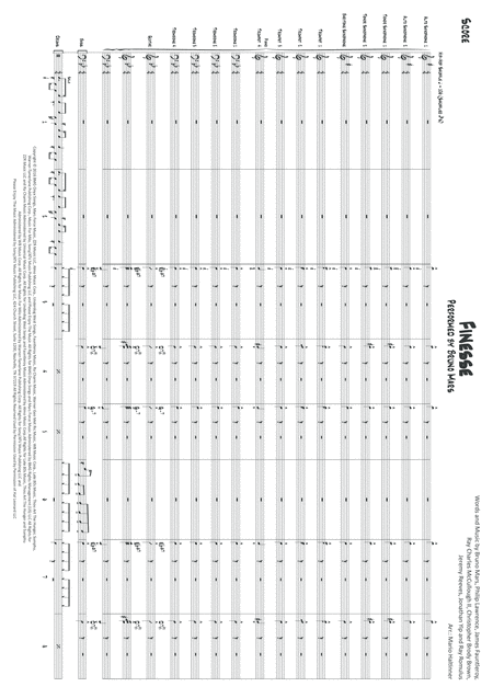 Finesse Bruno Mars Cardi B Jazz Ensemble Score Parts Page 2