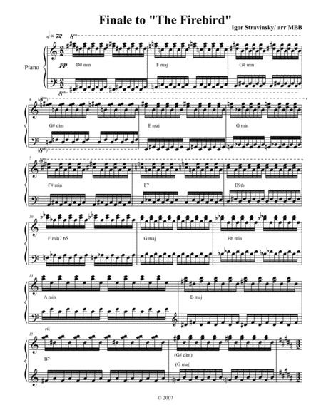 Firebird Finale For Piano Solo Page 2