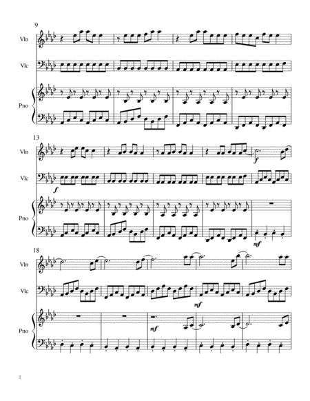 Firework For Piano Violin Cello Trio Page 2