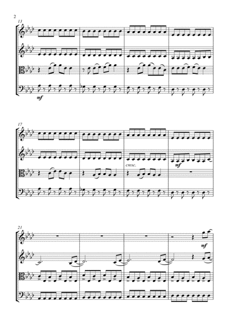 Firework String Quartet Score And Parts Page 2