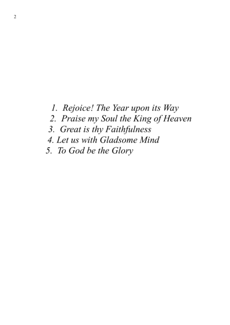 Five Hymns For Pentecost Page 2