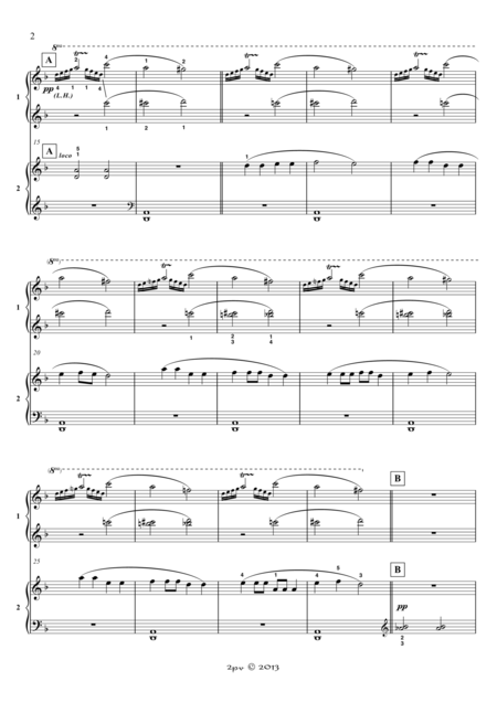 Five Icelandic Melodies For Piano Duet Page 2