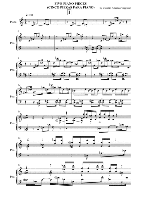 Five Piano Pieces Cinco Piezas Para Piano Page 2