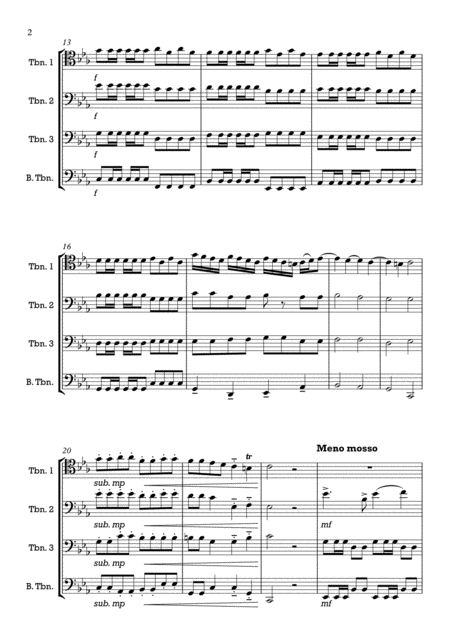 Flairs Suite For Trombone Quartet Page 2
