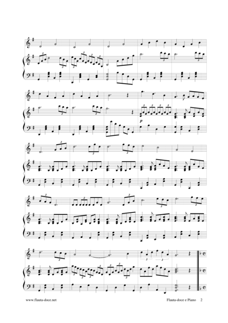 Flauta Doce E Piano Recorder And Piano Page 2