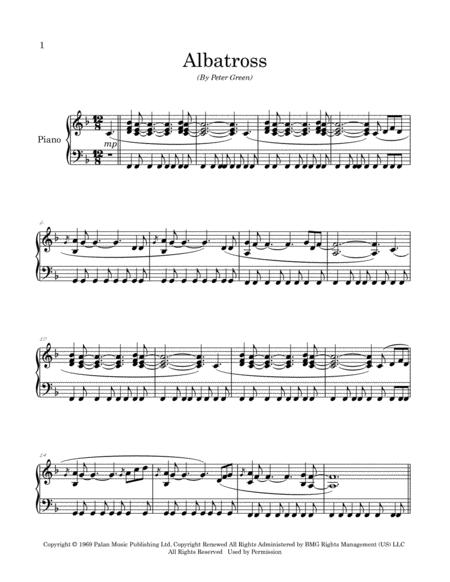 Fleetwood Mac Albatross Arranged For Easy Piano Page 2