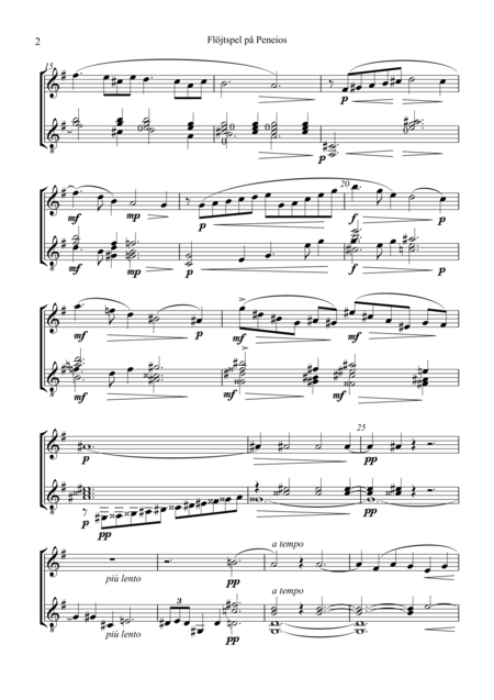 Flojtspel Pa Peneios For Flute And Guitar Page 2