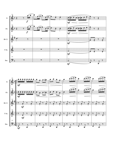 Florentiner March For Woodwind Quintet Page 2