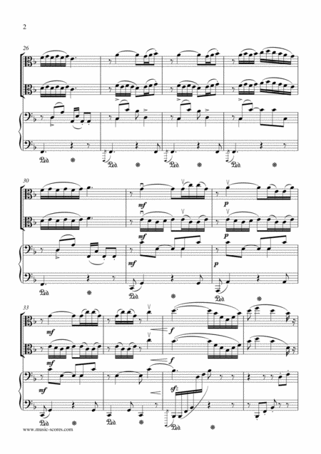 Flower Duet From Lakme 2 Violas And Piano Page 2