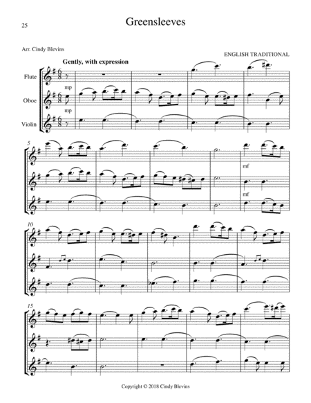 Flute Oboe And Violin For Christmas Vol Ii Page 2