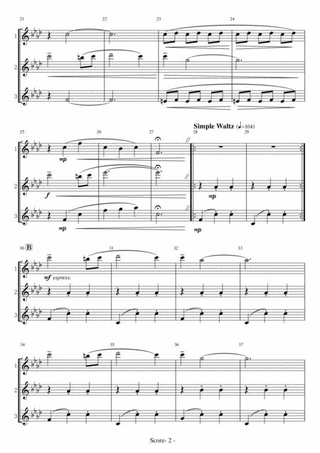 Flute Trio The Godfather Waltz Page 2