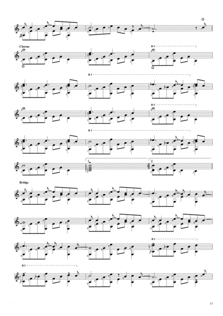 Flying High Solo Guitar Score Page 2