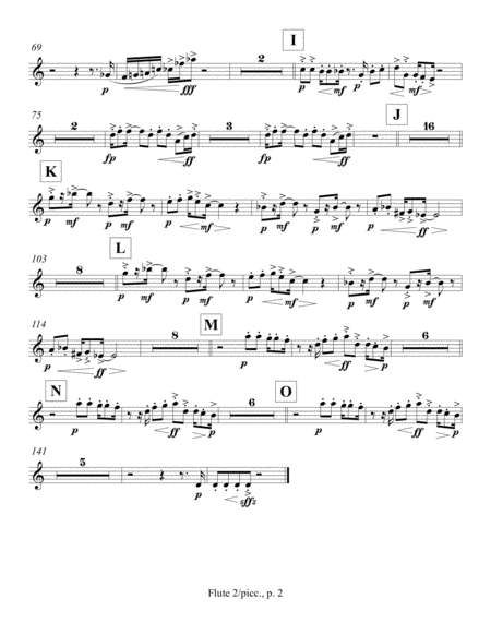 Focus On Grace A Concerto For Jazz Saxophone And Orchestra 2010 Flute 2 Page 2