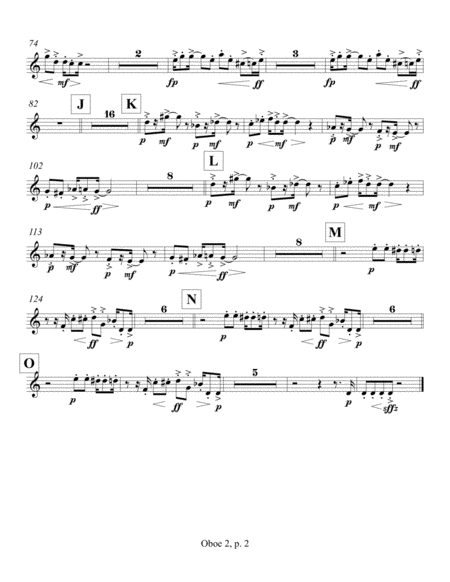 Focus On Grace A Concerto For Jazz Saxophone And Orchestra 2010 Oboe 2 Page 2