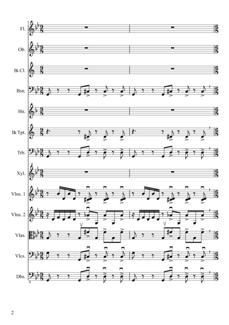 Folk Dance Full Score Page 2