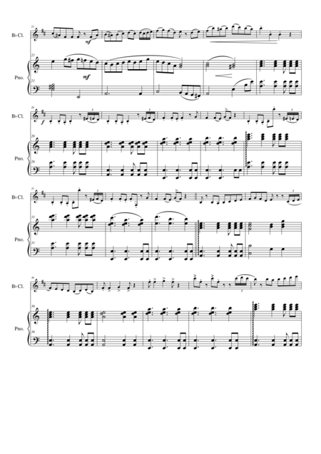 Folk Song Snapshots For Clarinet And Piano Page 2