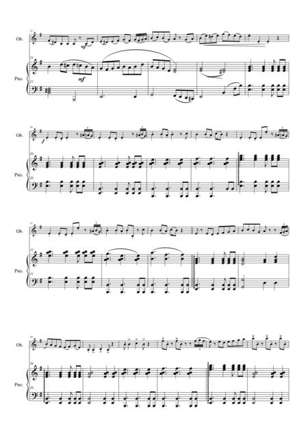 Folk Song Snapshots For Oboe And Piano Page 2