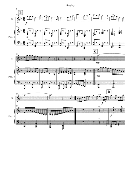 Folk Songs For Young Folks Vol 1 Oboe And Piano Page 2