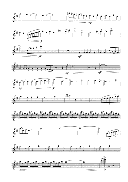 For The First Time In Forever From Frozen For Clarinet Quartet Page 2