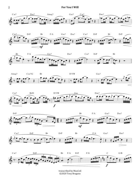 For You I Will Soprano Saxophone Page 2