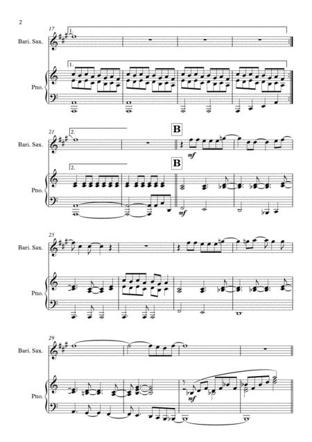 Forever Autumn Solo For Baritone Sax Piano In C Major Page 2