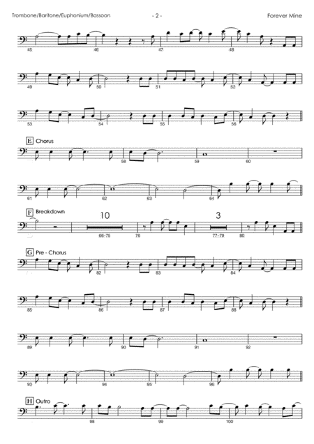 Forever Mine From Teen Titans Go Bassoon Play Along Page 2