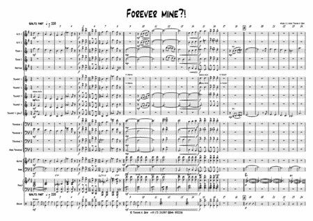 Forever Mine Waltz Jazz Big Band Page 2