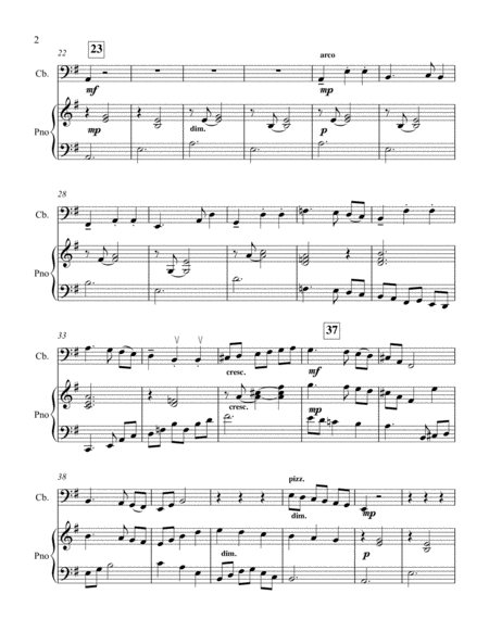 Four Cat Like Moods For Double Bass And Piano Page 2