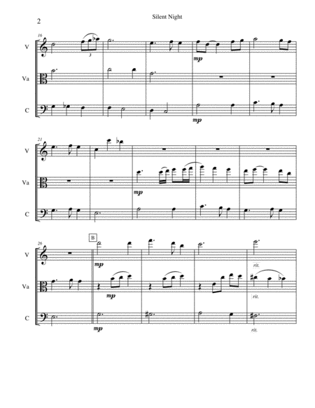Four Christmas Trios For Strings Page 2
