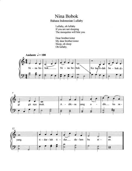 Four Indonesian Folk Songs Page 2