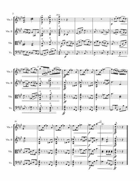 Four Sketches For String Quartet Page 2