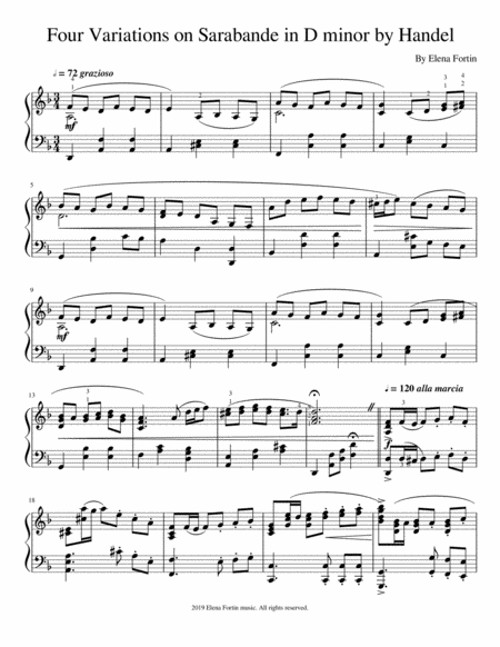 Four Variations On A Theme By Handel Page 2