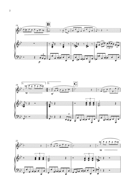 Fr Elise Boogie Woogie For Treble Recorder Piano Page 2