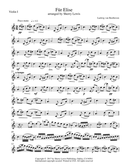 Fr Elise String Quartet For String Quartet Page 2