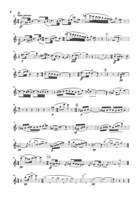 Francis Poulenc Sonata For Oboe And Piano Arranged For Soprano Saxophone Page 2