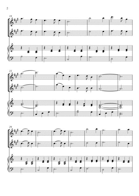 Franz Gruber Silent Night Alto Saxophone And Baritone Saxophone Page 2