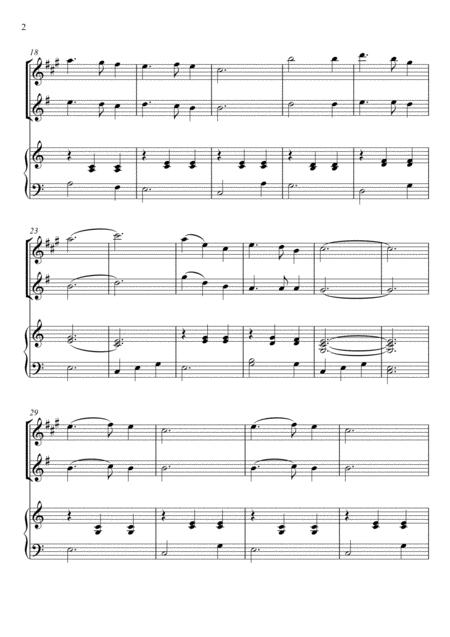 Franz Gruber Silent Night Alto Saxophone And English Horn Duet Page 2