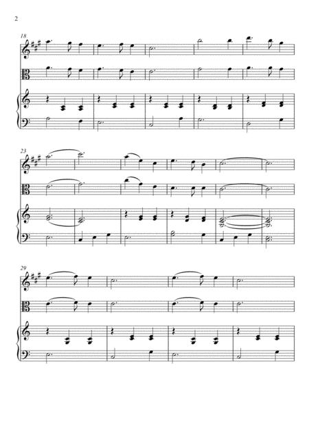 Franz Gruber Silent Night Alto Saxophone And Viola Duet Page 2