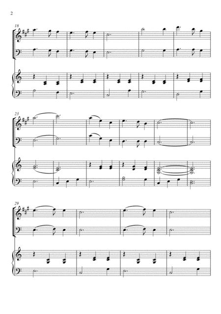 Franz Gruber Silent Night Baritone Saxophone And Bassoon Duet Page 2