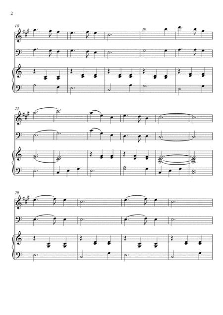 Franz Gruber Silent Night Baritone Saxophone And Trombone Duet Page 2