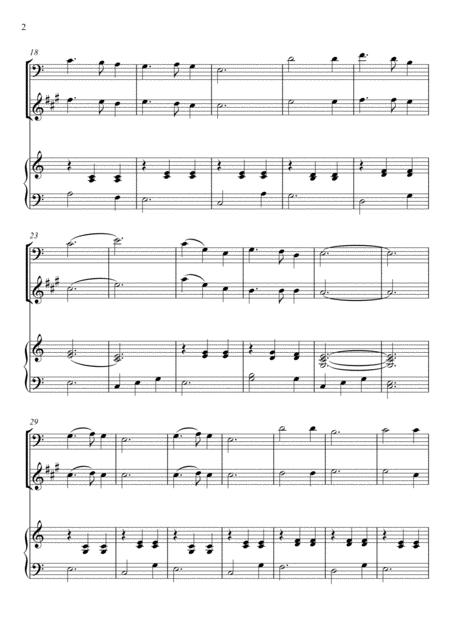 Franz Gruber Silent Night Bassoon And Baritone Saxophone Duet Page 2