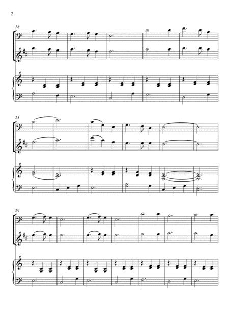 Franz Gruber Silent Night Bassoon And Tenor Saxophone Duet Page 2