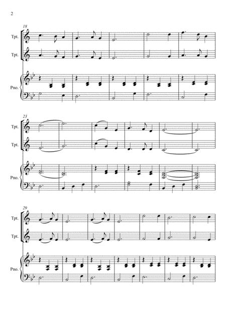 Franz Gruber Silent Night Bb Key Trumpet Solo Page 2