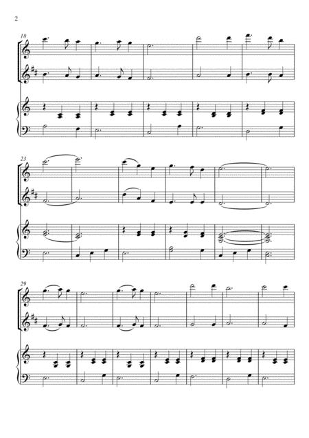 Franz Gruber Silent Night Flute And Clarinet Duet Page 2