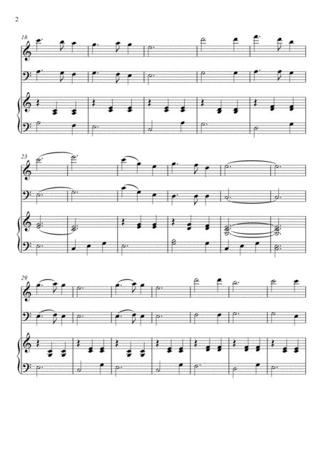 Franz Gruber Silent Night Flute And Double Bass Duet Page 2