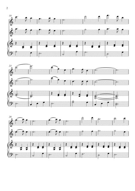 Franz Gruber Silent Night Flute And Violin Duet Page 2