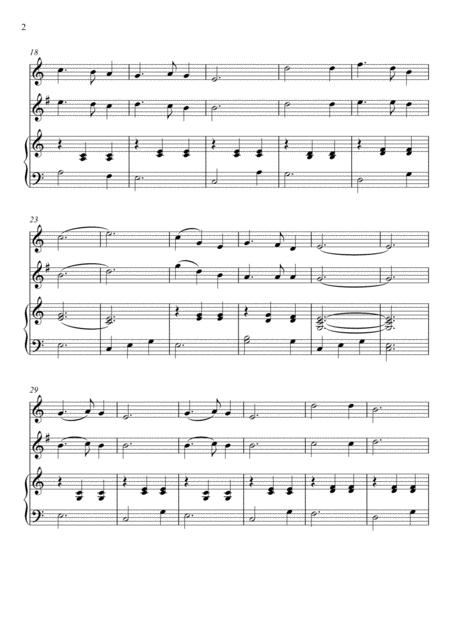 Franz Gruber Silent Night Oboe And Horn In F Duet Page 2