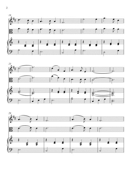 Franz Gruber Silent Night Tenor Saxophone And Viola Duet Page 2
