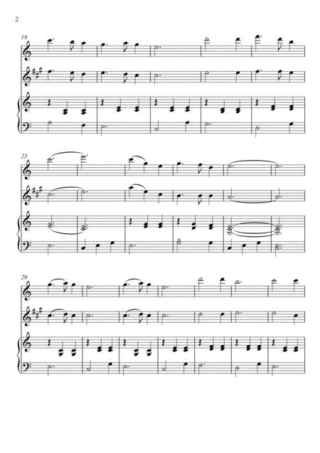 Franz Gruber Silent Night Violin And Alt Saxophone Duet Page 2