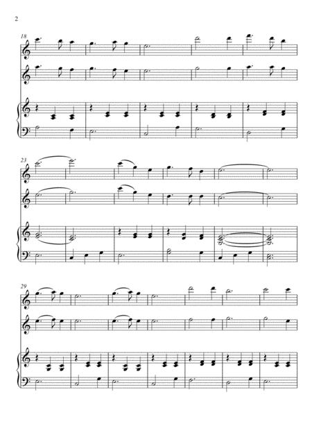 Franz Gruber Silent Night Violin And Flute Duet Page 2